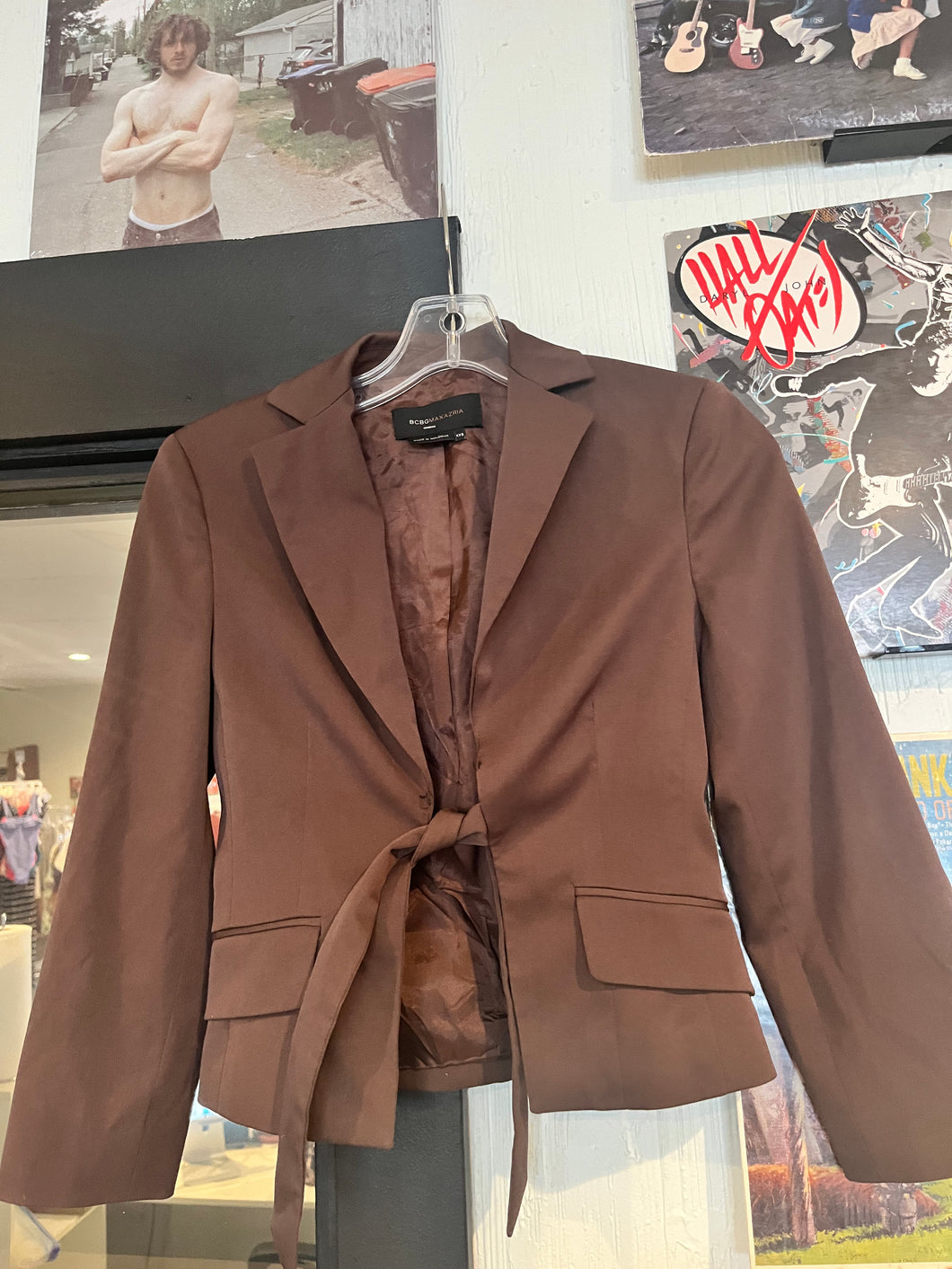 8007 - Brown Women’s Blazer - XXS