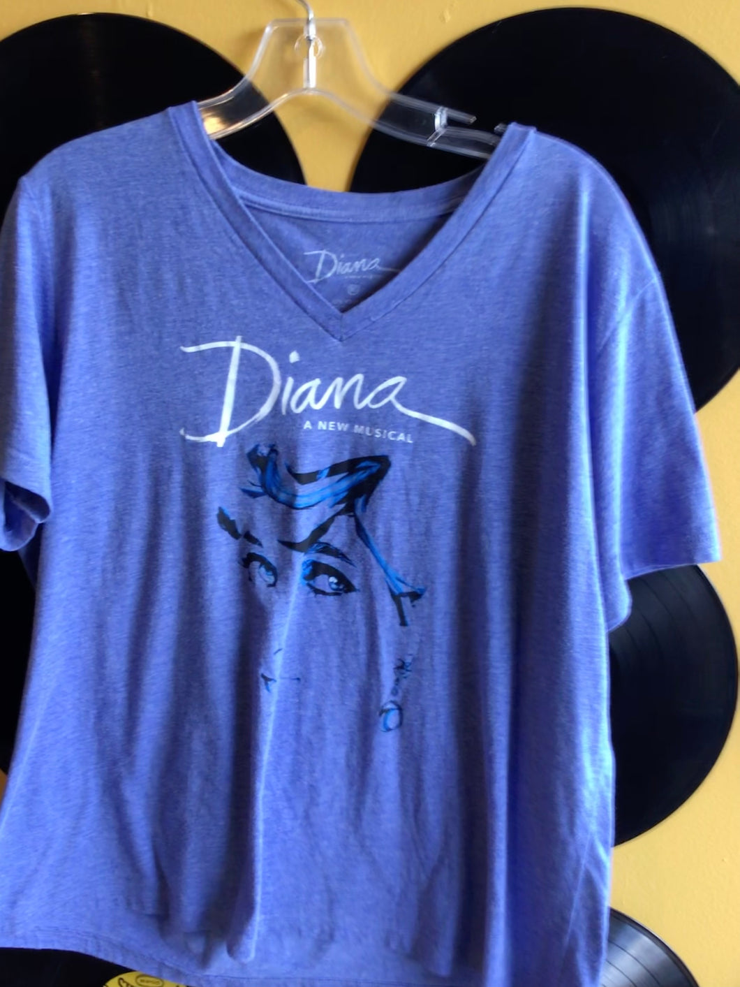 4106 - Blue Women’s Diana The Musical Shirt - XL