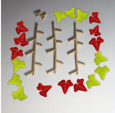 Ivy Leaf Magnet Set