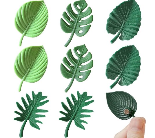 PLANT LEAF FRIDGE MAGNETS