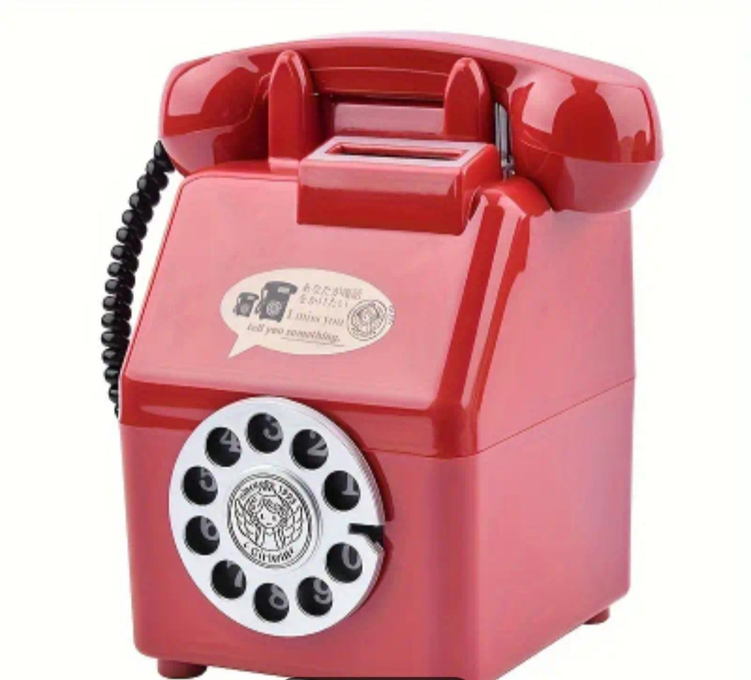 Vintage Telephone Piggy Bank